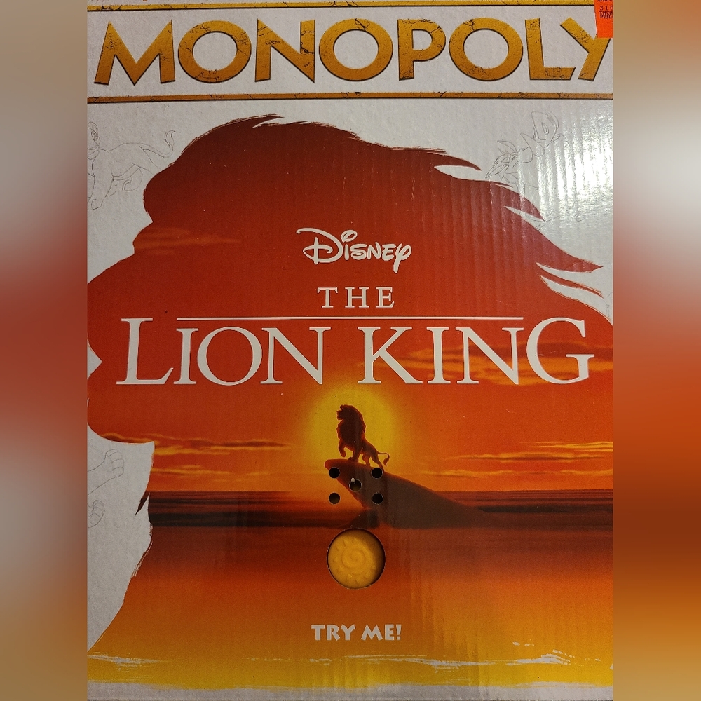 *NEW* Monopoly Disney The Lion King Board Game